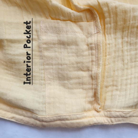 COLUMBIA Holly Hideaway Breezy Short Sleeve Top - Size L - Light Yellow (NWT) - Picture 10 of 14